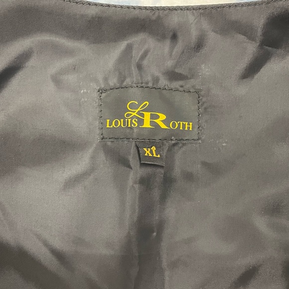 LOUIS ROTH Mens Tuxedo Vest size XL - Picture 3 of 5